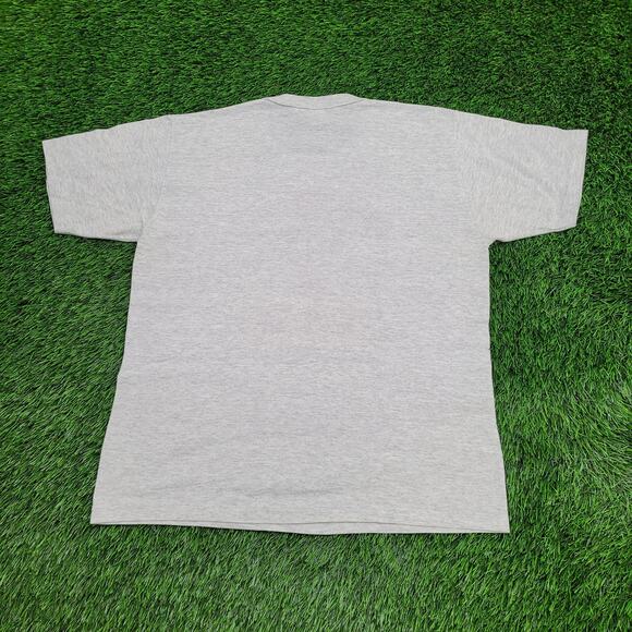 Vintage 1991 USSSA Church Softball Shirt Womens L 21x26 Gray - Picture 2 of 14